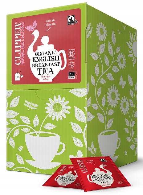Čaj English Breakfast Fair Trade Bio (250 x 2,2 g) 550 g Clipp