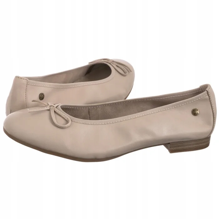 Dámské klasické baleríny Maciejka Béžová kůže P6800-04/00-0