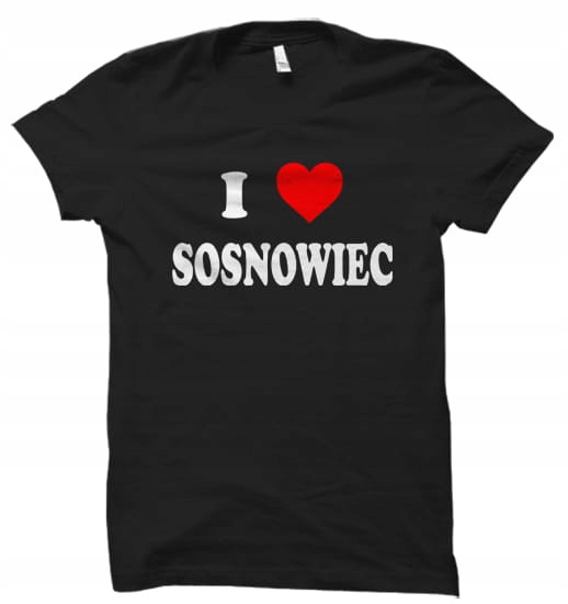 

I Love Sosnowiec koszulka damska