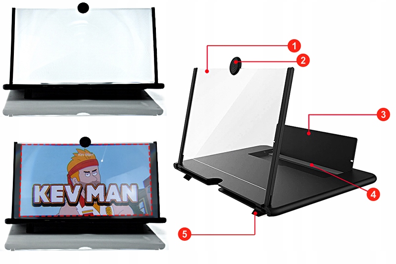 збільшувач для екрану телефону 16 дюймів гаджет лупа стан оригінальна упаковка