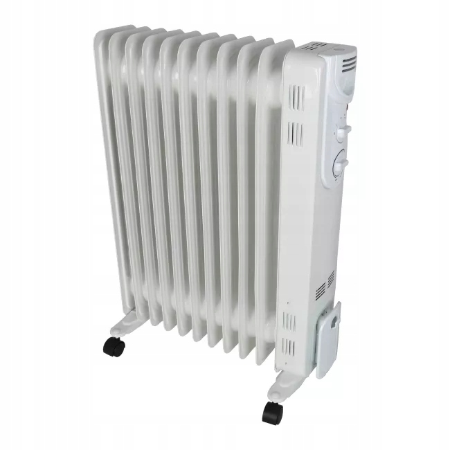 Elektrický Olejový Radiátor Hotoil 2500 W Bílý