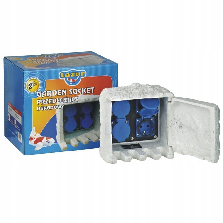Prodlužovací Kabel – 4 Zásuvky Pro Zahradu, Jezírko