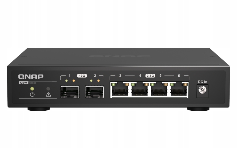 Qnap switch QSW-2104-2S (4x 2, 5GbE RJ45 a 2x 10GbE Sfp+) QSW-2104-2S