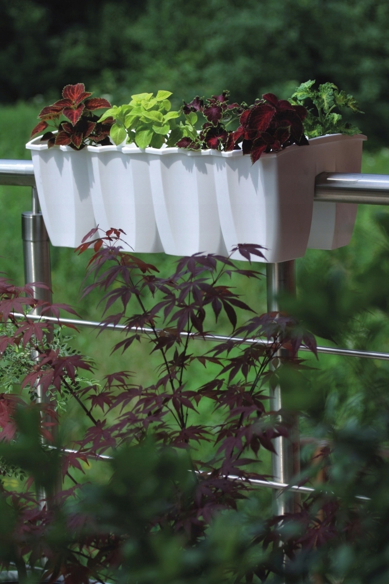Doniczka na balustradę CROWN DCRO600 | Antracyt — 10