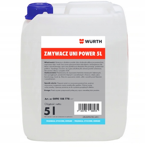 

zmywacz uniwersalny Power Wurth 5L