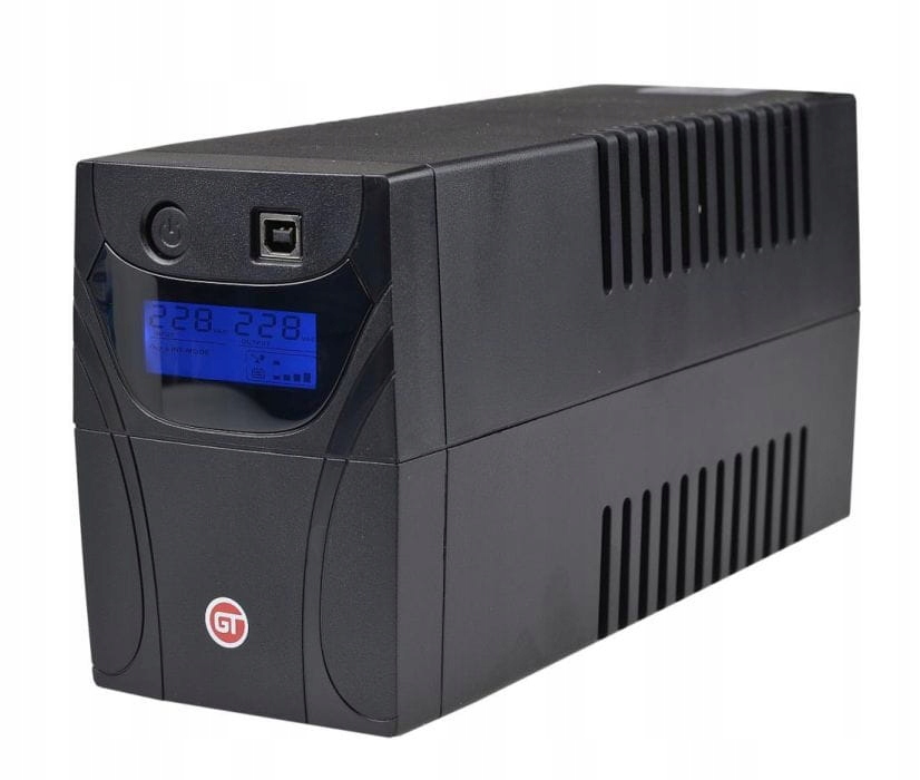 Zasilacz Awaryjny Ups 850VA 480W LCD Gt Power Box gniazda schuko
