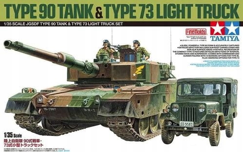 Tank Tamiya 25186 Jgsdf Type 90 & Type 73 Light