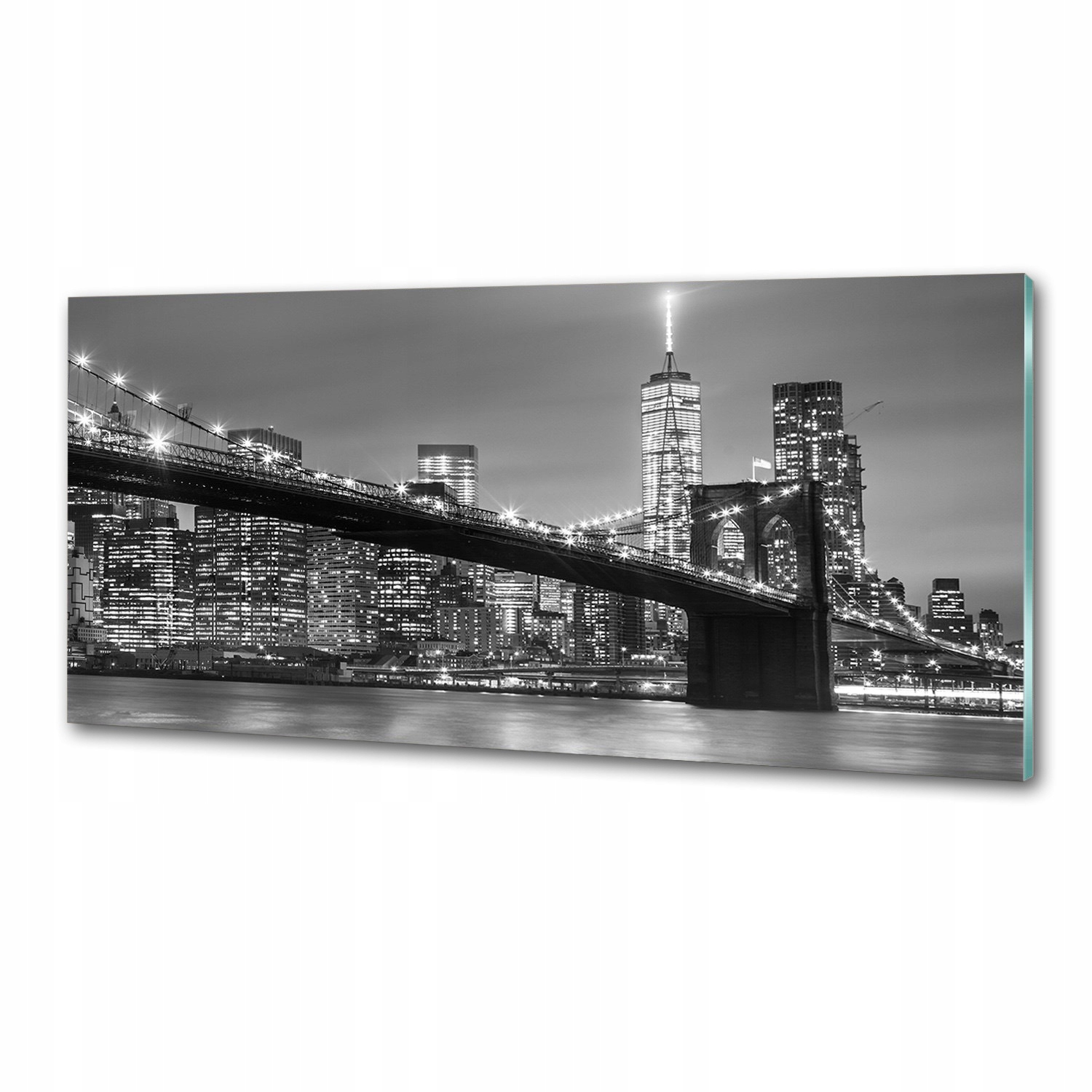 Panel do kuchyne New York v noci 125 x 50 cm Lepidlo