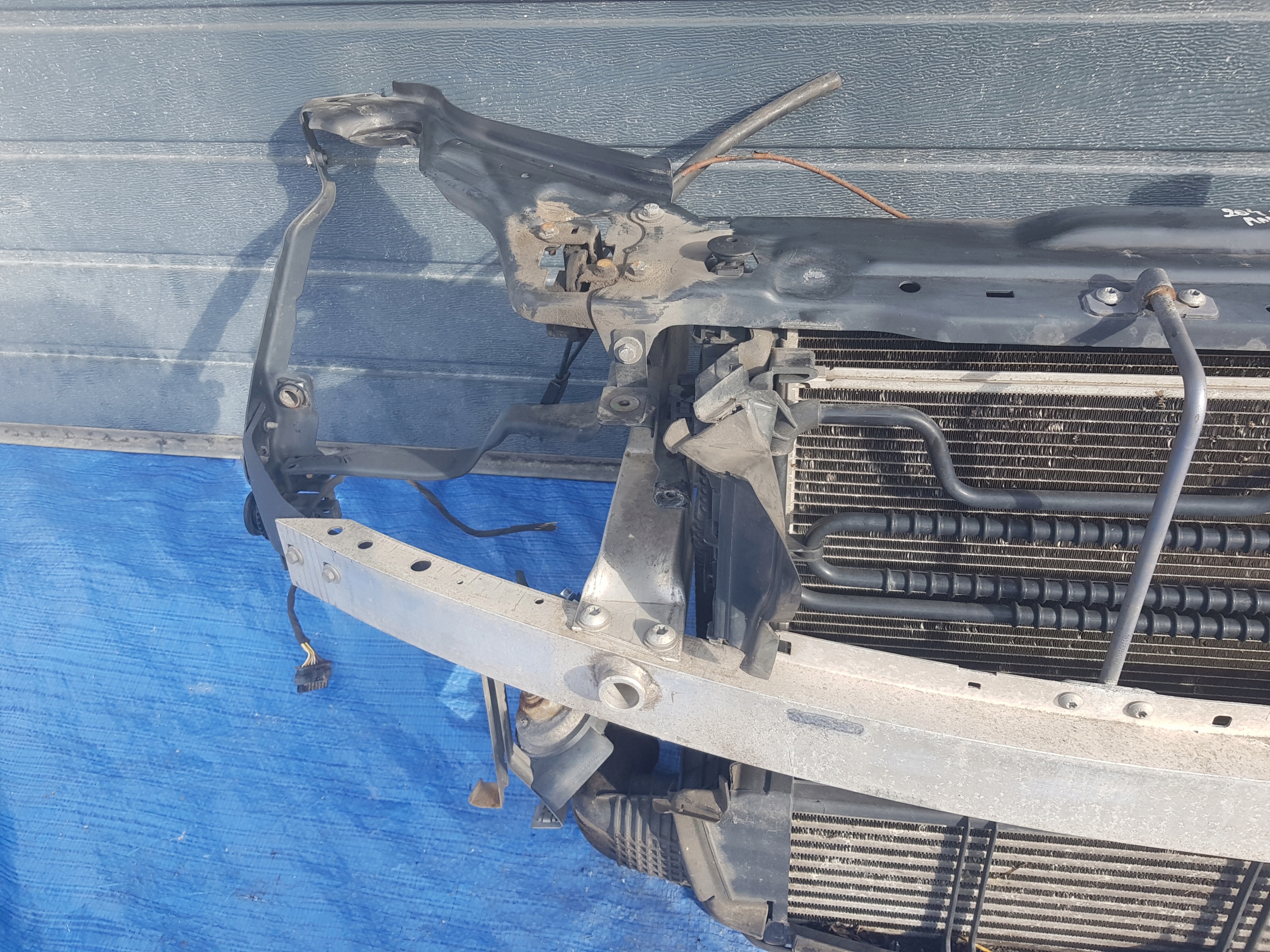 support panel for radiators radiator MERCEDES W204 2.2 CDI 651 MANUAL