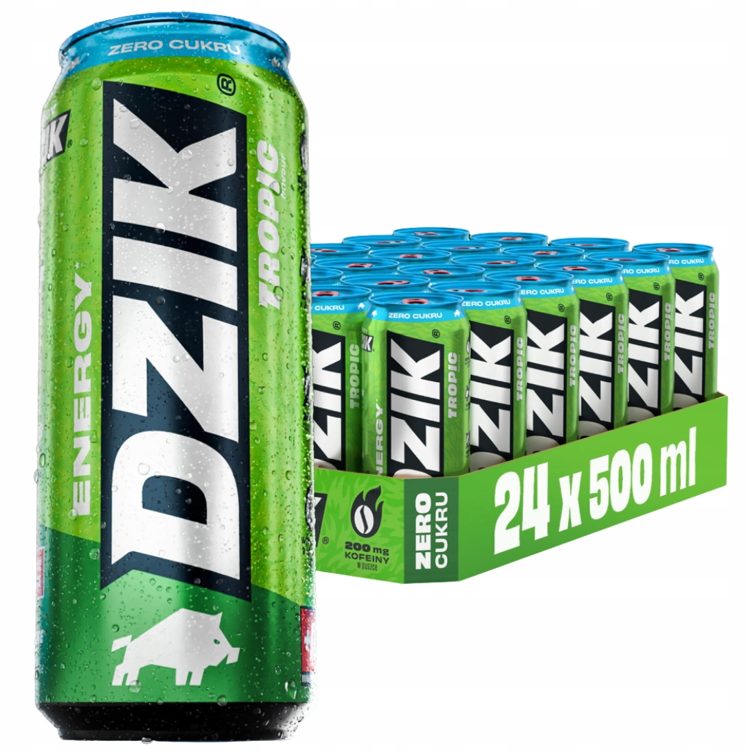 Wk Dzik Energy tropic 500 ml zero kalorii bez cukru