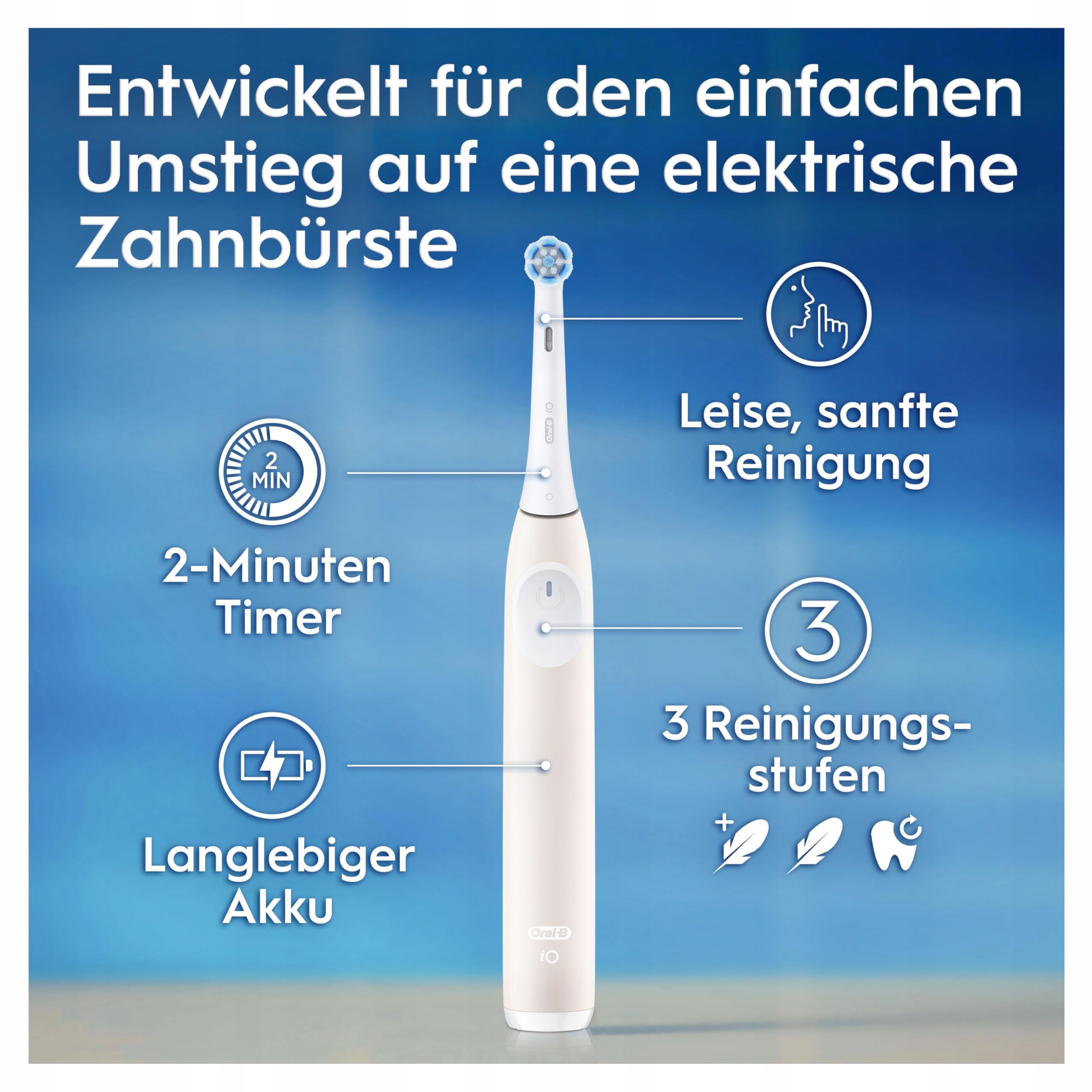 ORAL-B IO Series 2 Szczoteczka Elektryczna 3 Tryby Magnetyczna Różowa — miniatura 5