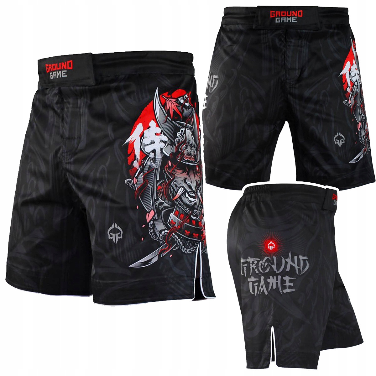 Krótkie spodenki męskie treningowe Ground Game Mma Samurai 2.0 r. XL