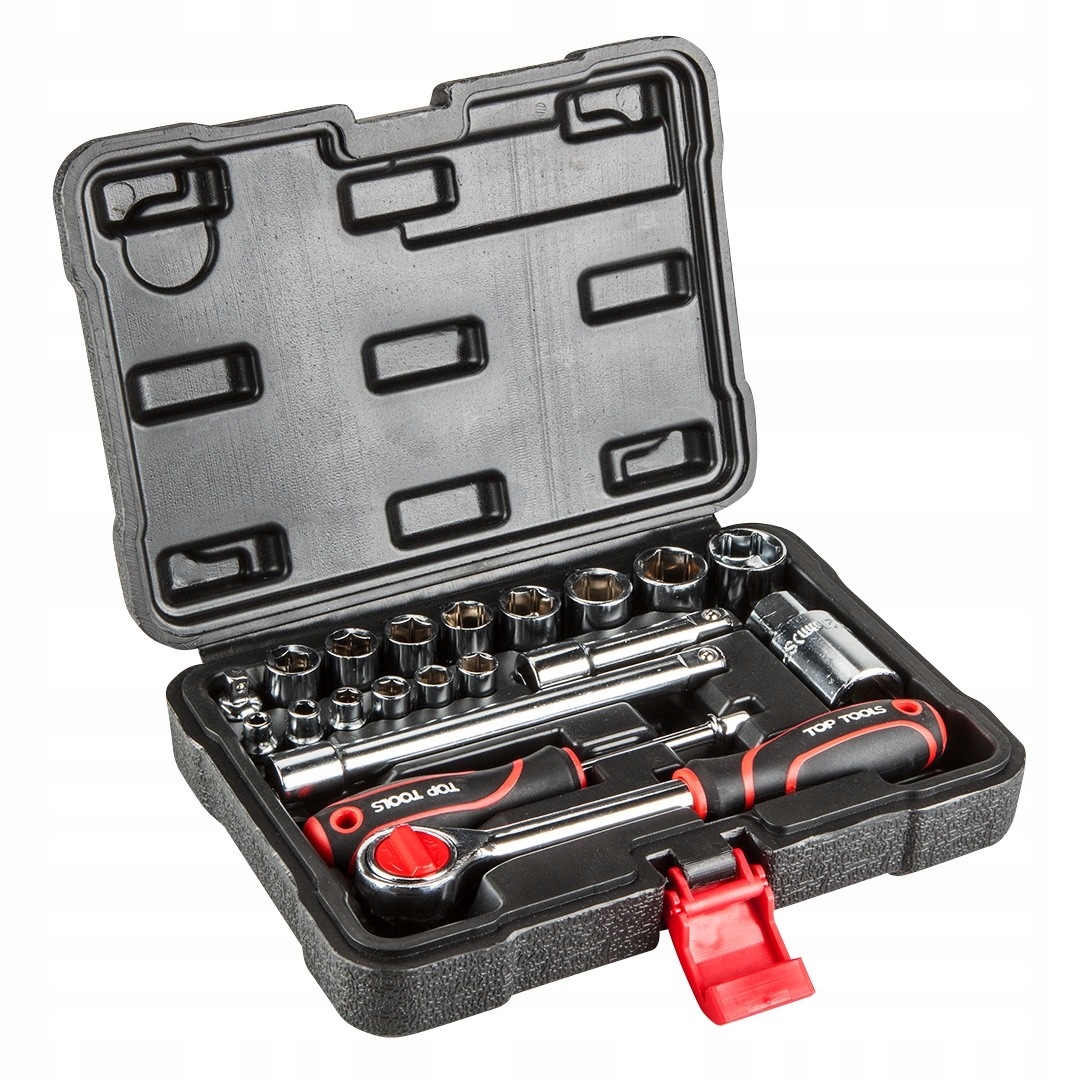 

Klucze Nasadowe 1/4'' 3/8'' Zestaw 20EL Grzechotka