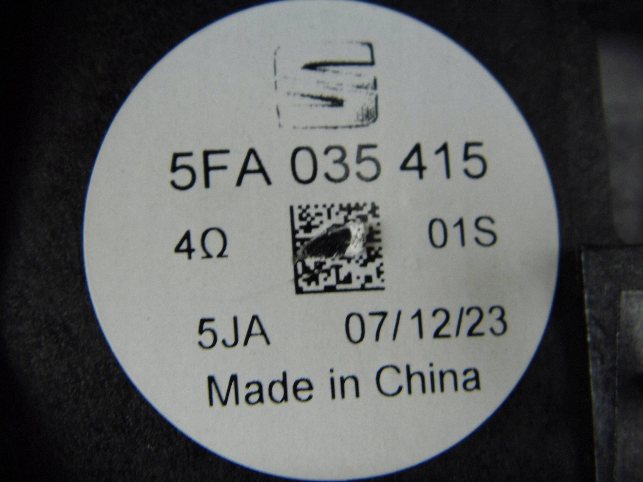 Cupra Formentor speaker door przednich front 5FA035415