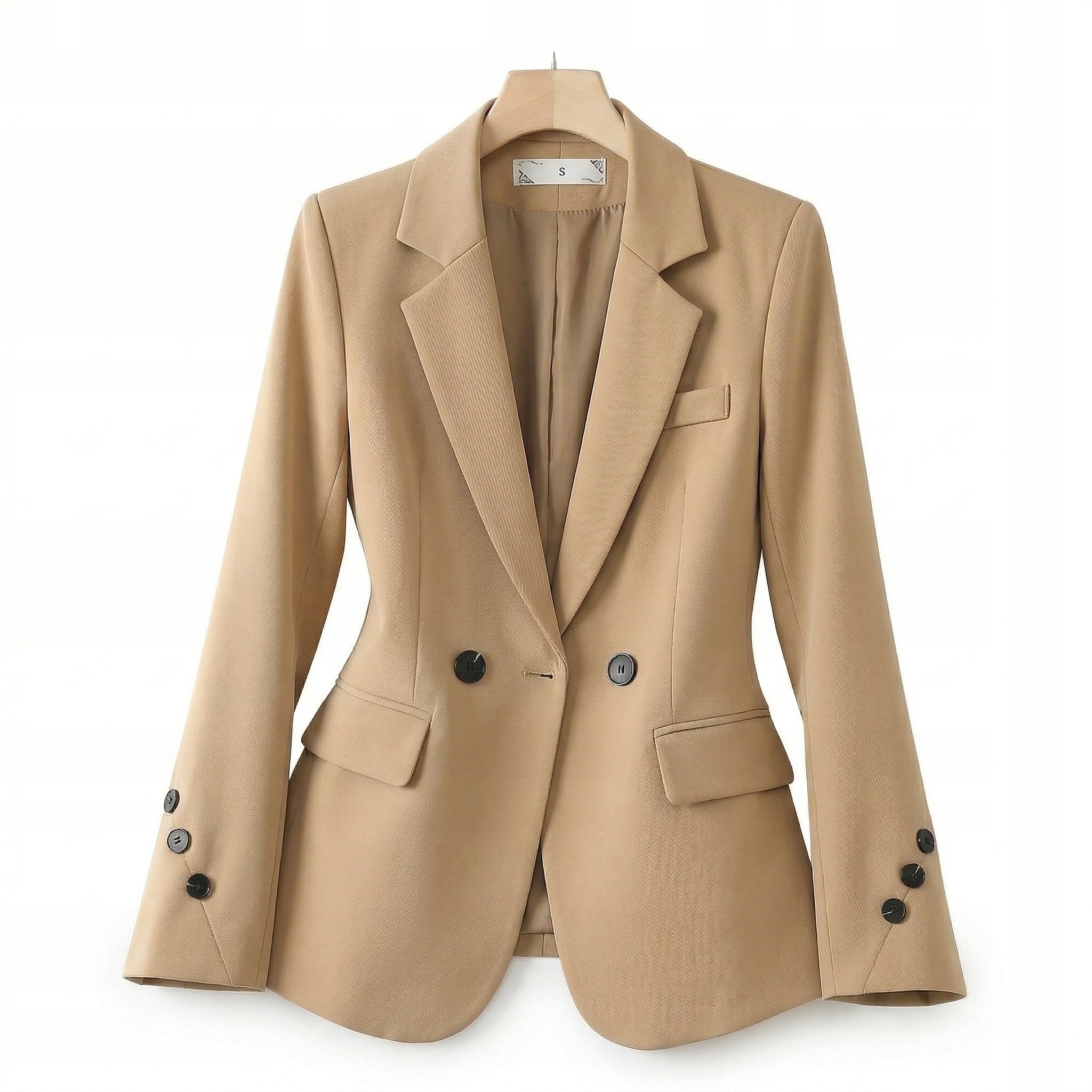 Női blézer Blézer Old Money Elegáns Derék Klasszikus méret L