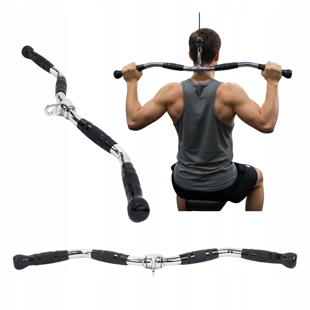 Rukojeť Hrazda Pro Silový Trénink Na Spodním a Horním Pulldownu Hms