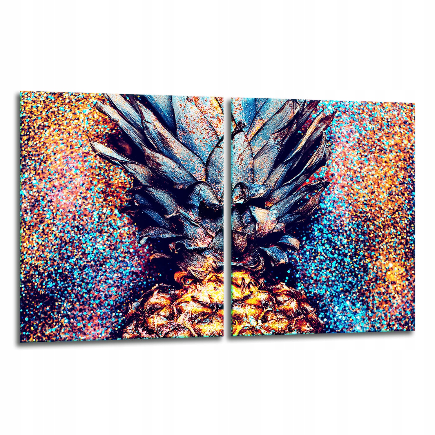 2x Skleněná Ochranná Deska Na Sporák 40x52 Ananas 7v1