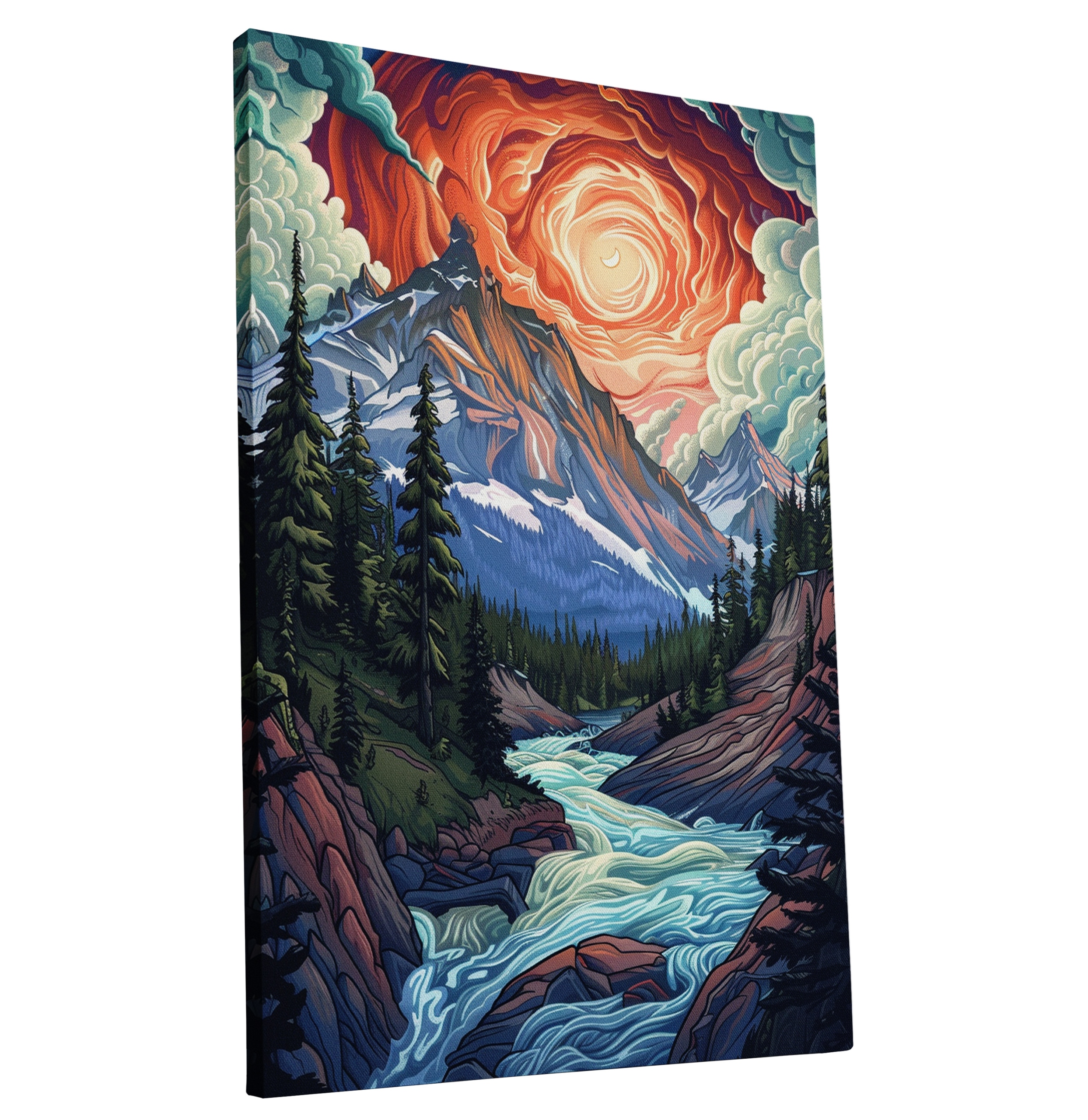Obraz na plátně Malebná horská krajina do domu obývacího pokoje 80x120
