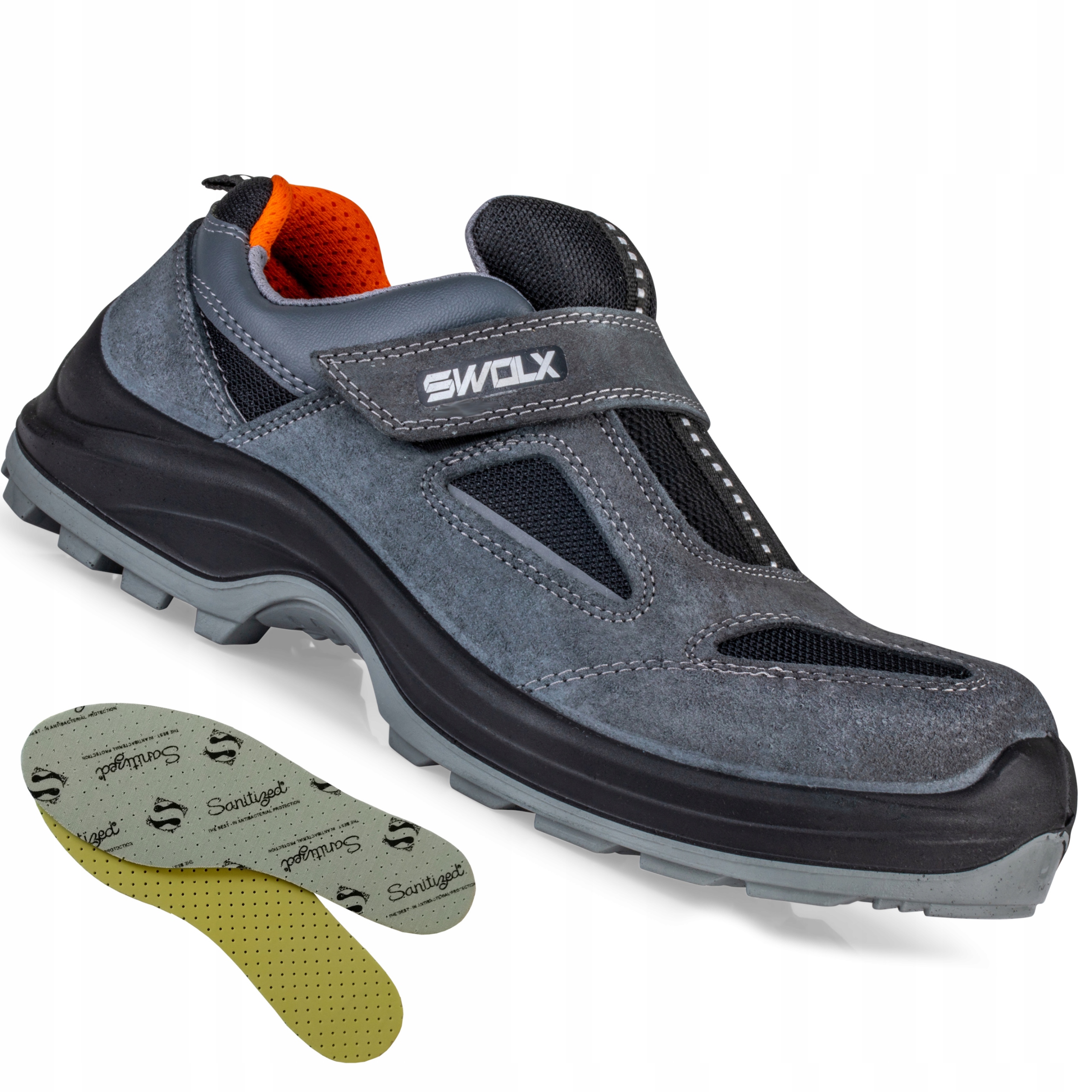 

Buty Robocze Damskie Sandały Rzep Bhp S1P 38