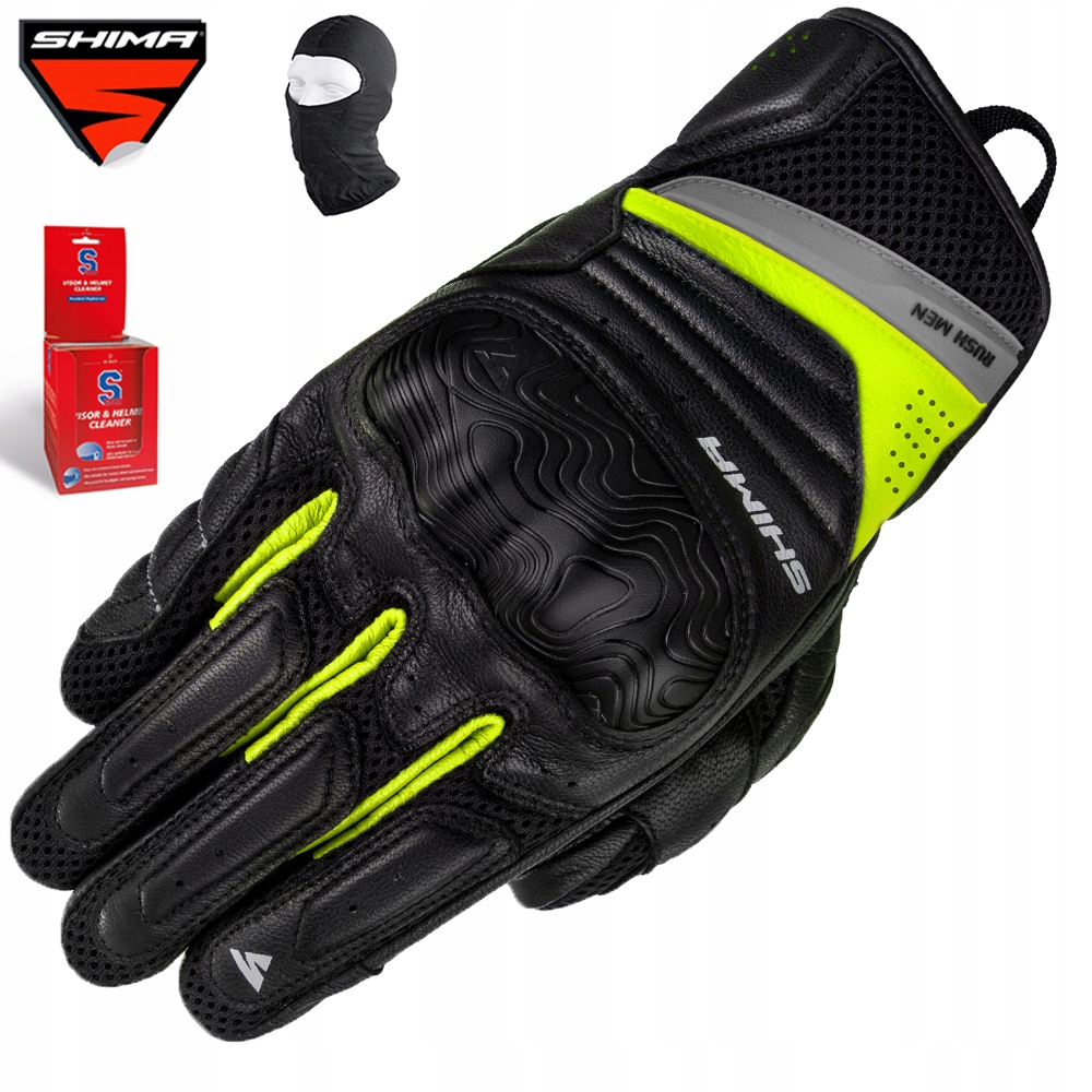 Motocyklové Rukavice Shima Rush Men Krátke Mužské Kožené Darčeky