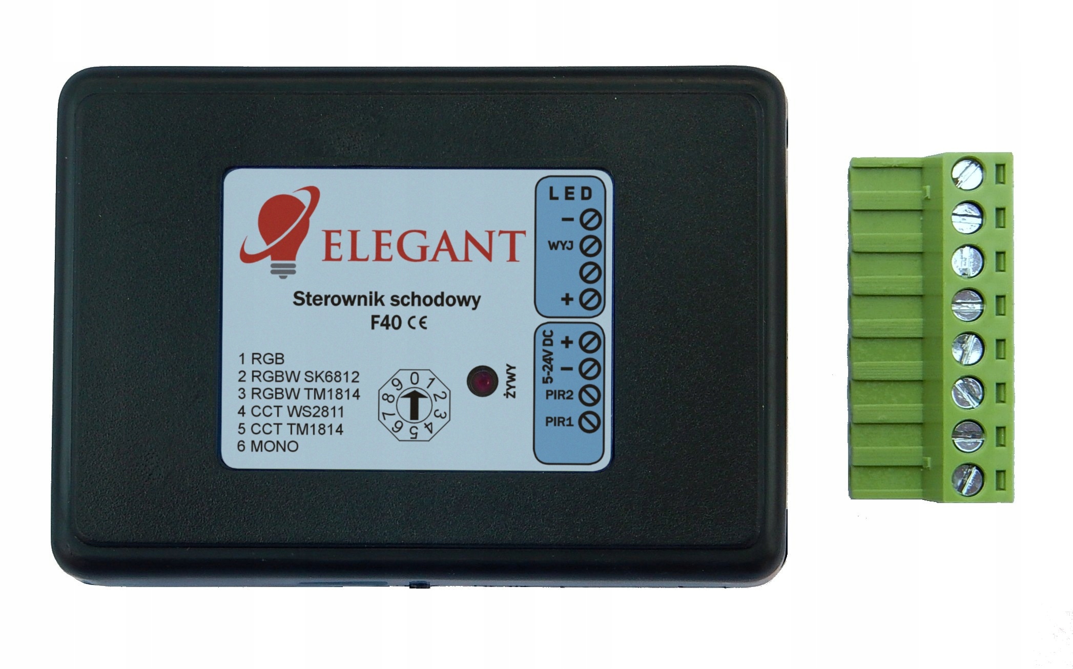 Univerzální schodišťový ovladač F40 Rgb Rgbw Mono Animace