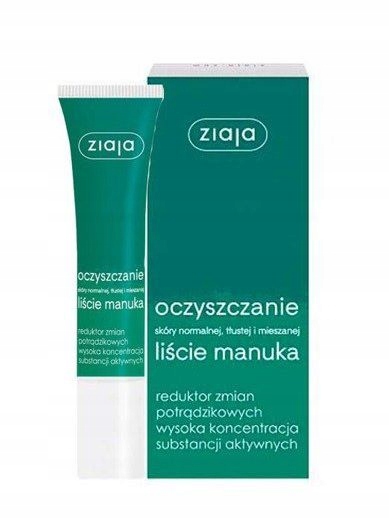 

Ziaja Liście Manuka Reduktor Zmian Potrądzikowych
