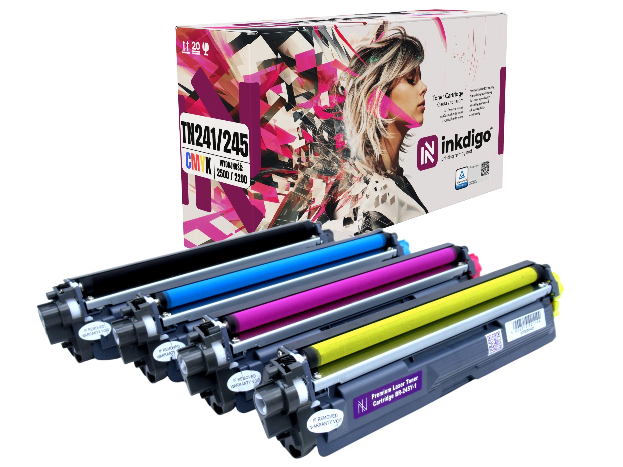 4x Toner Pro Brother DCP-9020CDW HL-3140CW HL-3170CDW