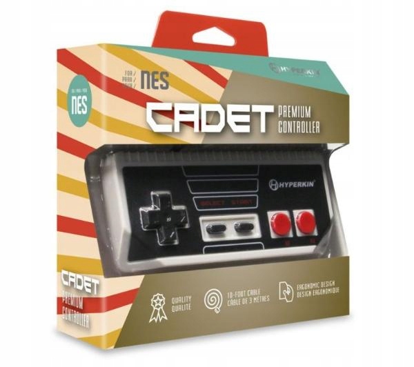 Gamepad przewodowy Hyperkin Cadet Premium Controller Nintendo 8-Bit / NES Typ pad