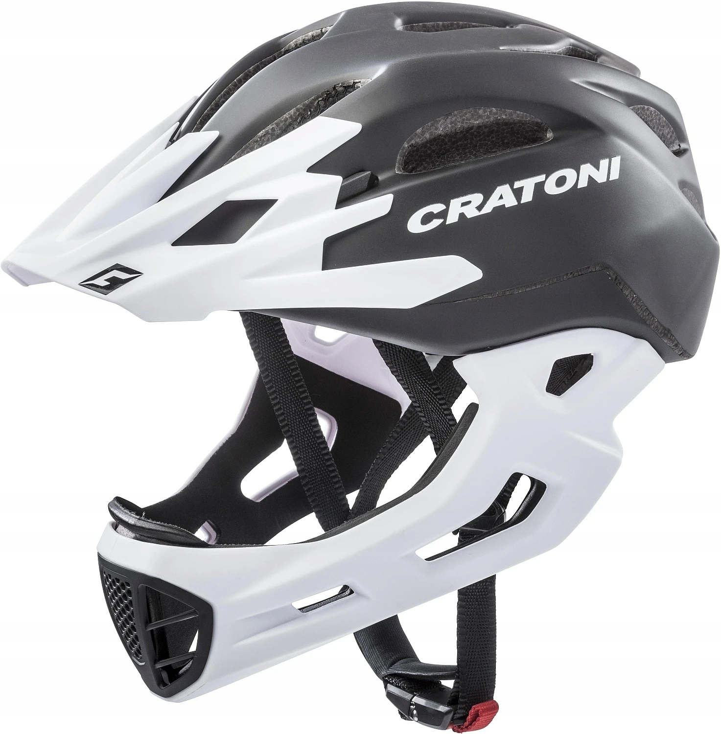 kask Cratoni C-Maniac Black/White Matt