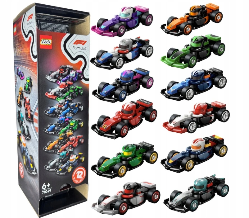 Lego Minibolidy Formule 1 71049 Sběratelské bolidy F1 komplet 12 kusů