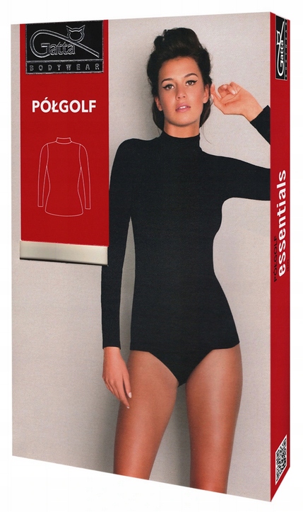 GATTA PÓŁGOLF Z DŁUGIM REKAWEM BIAŁY S Kolor biały