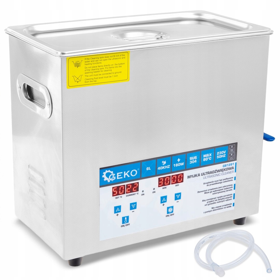 Ultrazvuková umývačka 180W 6L (1)