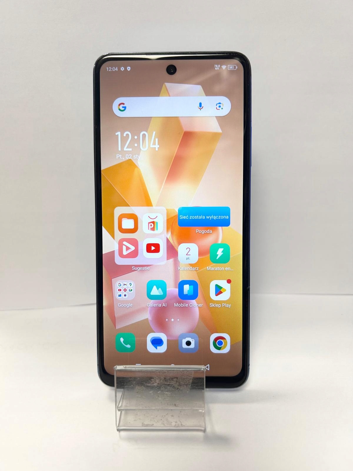 Smartfon Infinix HOT 40i 8 GB / 256 GB 4G (LTE) niebieski