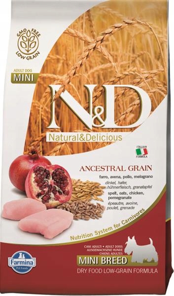 Levně N&d Lg Dog Adult Mini Chicken & Pomegranate 2,5kg