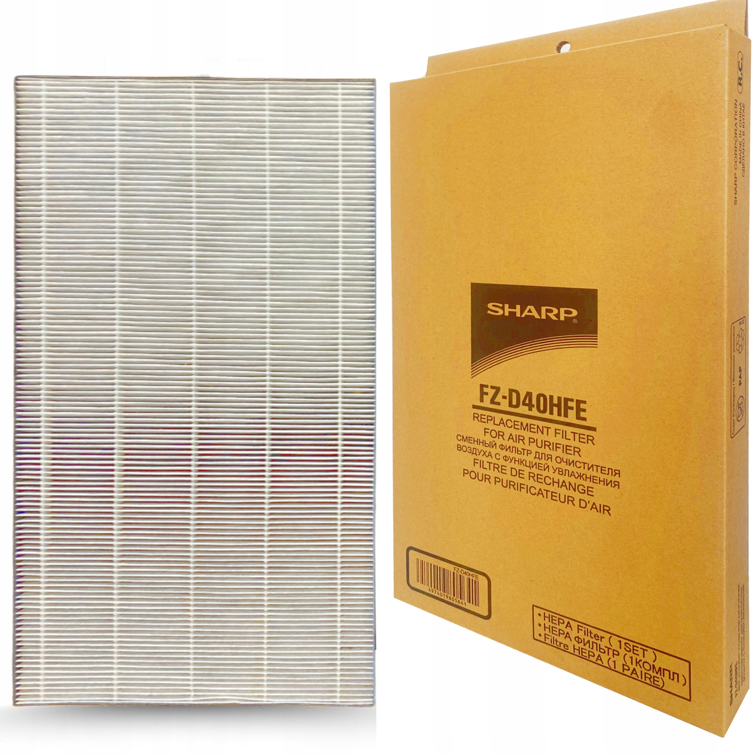 Sharp Originální filtr FZ-D40HFE Hepa pro čističku KC-D40 KC-D50 G40 G50