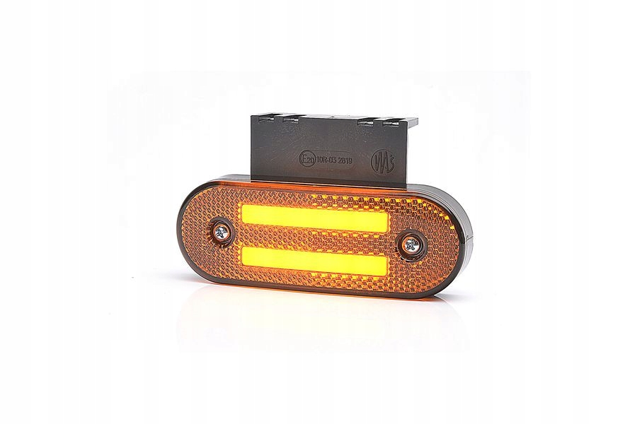 LAMPA OBRYSOWA POMARAŃCZOWA LED NEON 2 PASKI W175