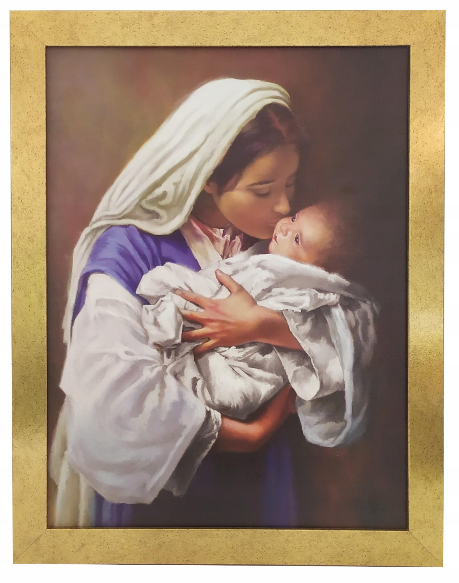 

Obraz Na Ścianę Matki Boskiej Karmiącej Złota Rama
