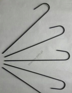 

szpilki 100szt agro stal kotwy kołki siatki 20cm