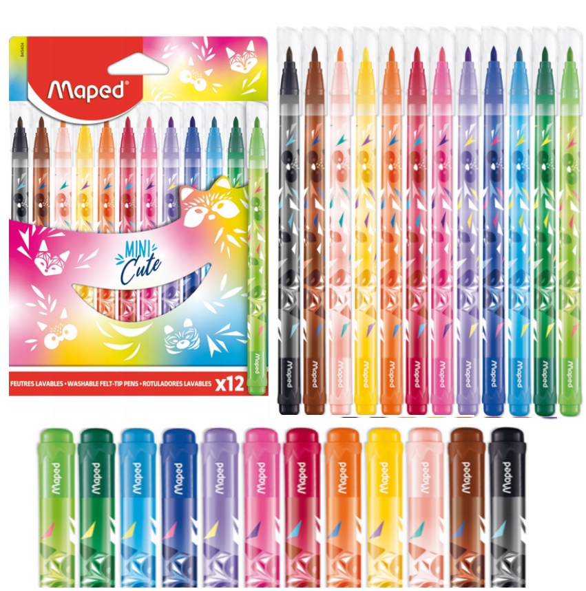 

Flamastry pisaki Mini Cute Maped