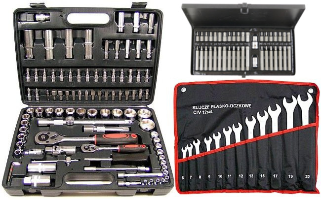 

Zestaw Kluczy Nasadowych Klucze Nasadowe 146+ Neo