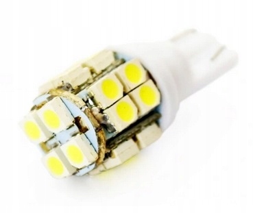 

Żarówka samochodowa Led W5W T10 20 Smd 1210 2954
