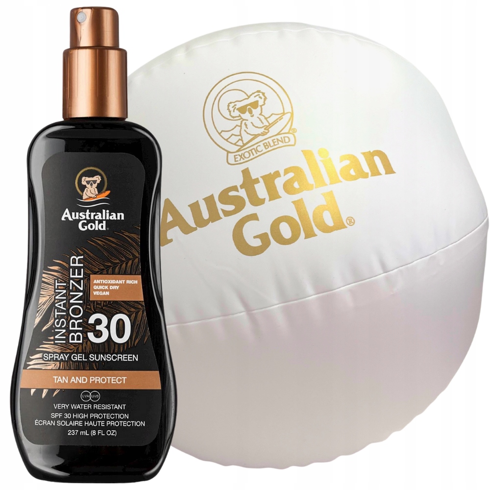 

Australian Gold Spray Żel Z Bronzerem Spf 30 237ml