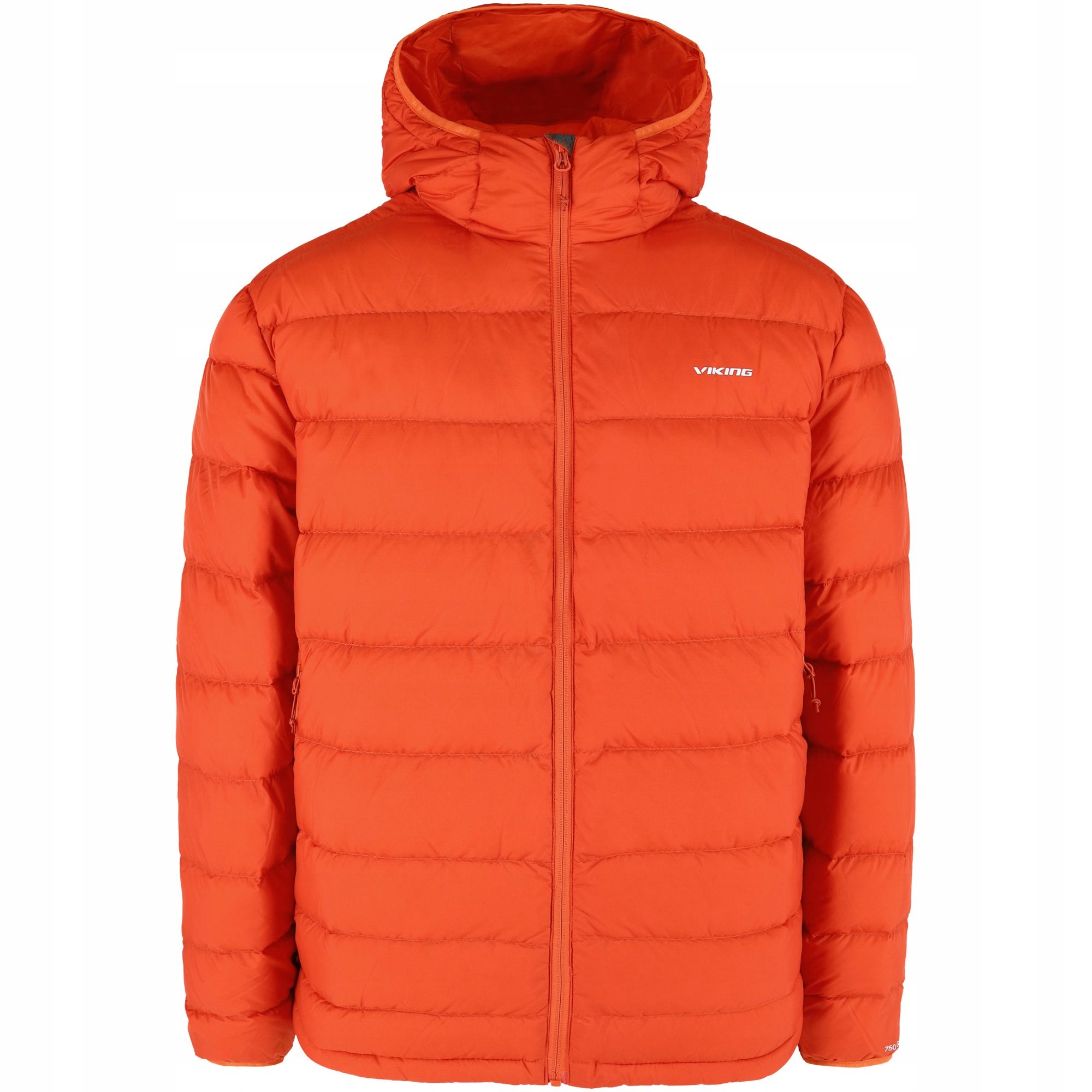 Pánská péřová bunda kachní peří voděodolná Viking Rovi Oranžová L