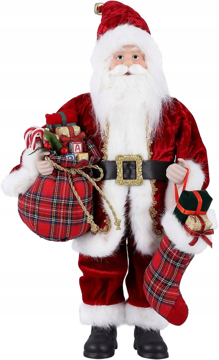 Vánoční Figurka Santa Clause 44 CM, Sváteční Dekorace