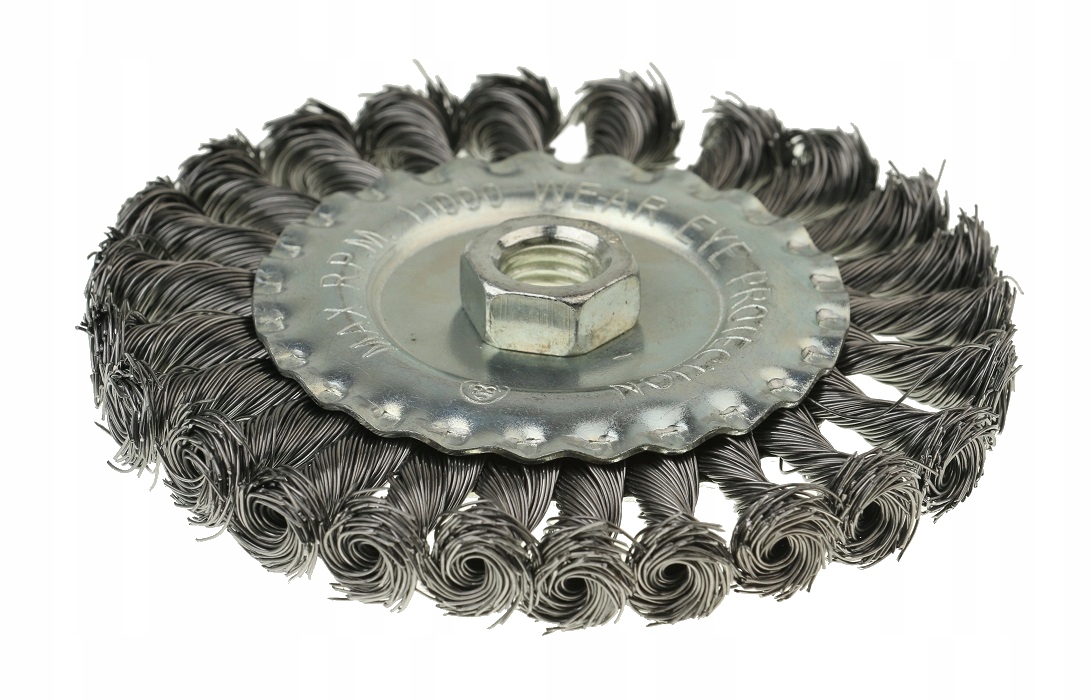 SZCZOTKA TARCZOWA 125 mm M14 DRUT SPLATANY