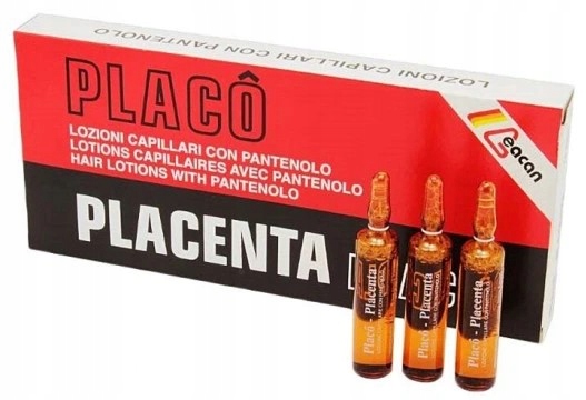 PLACENTA PLACO AMPUŁKI NA POROST WŁOSÓW 12x10ML Pojemność 10 ml