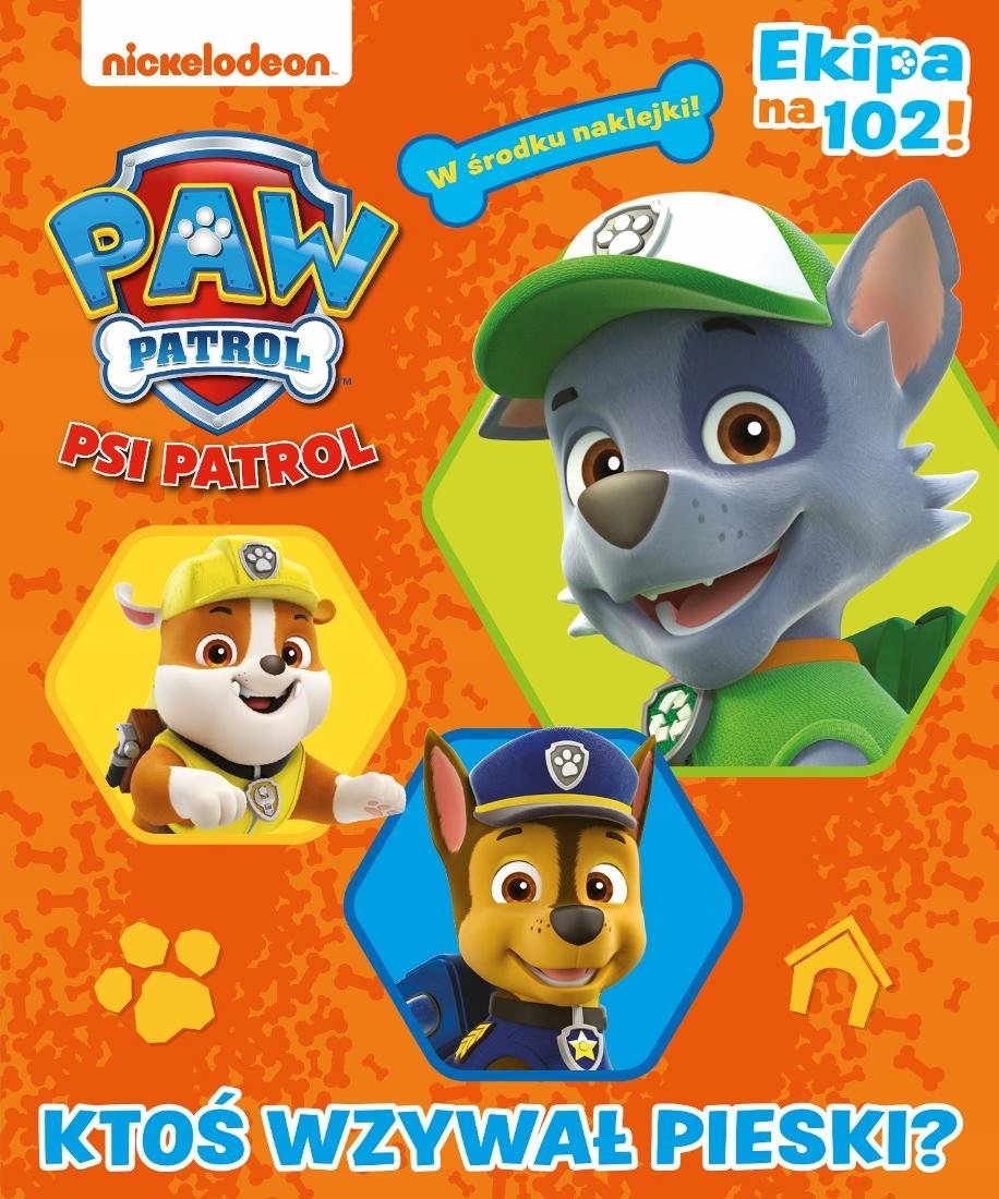 

Psi Patrol Ekipa na 102 nr 39 Zagadki Naklejki