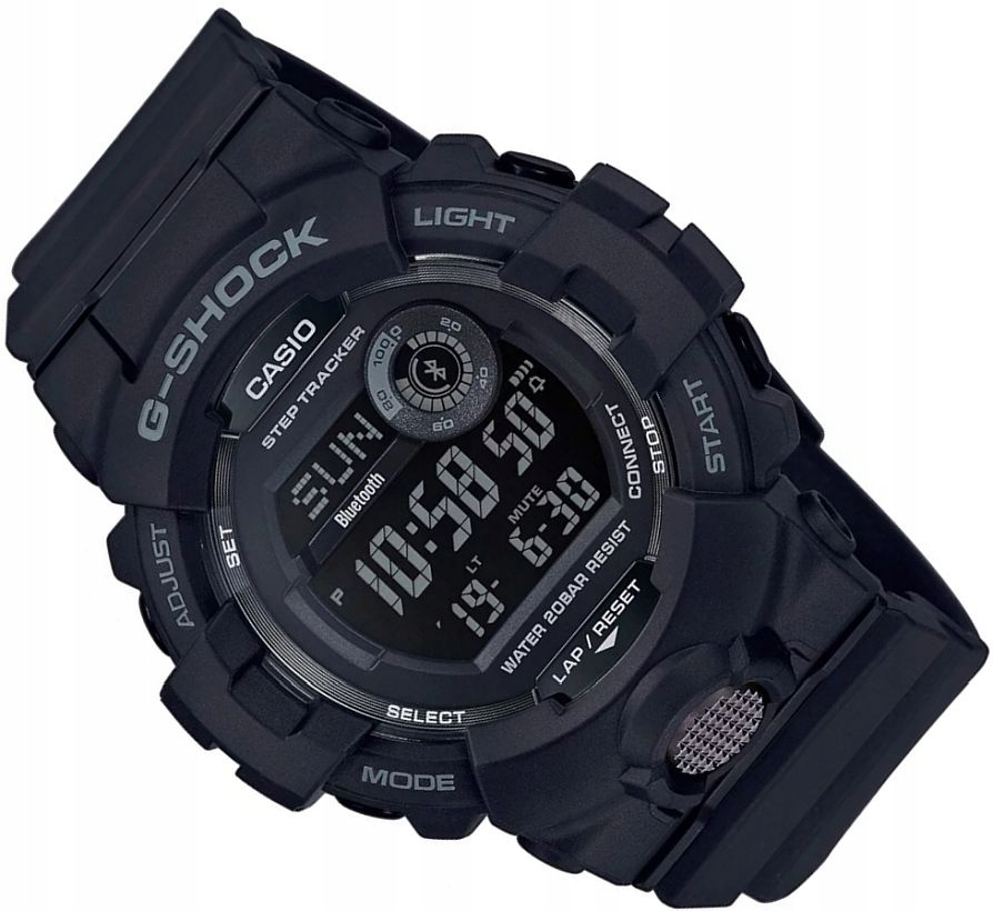 Gsquad Hodinky Casio G-shock GBD-800-1B Bluetooth Na Běhání I Plavání