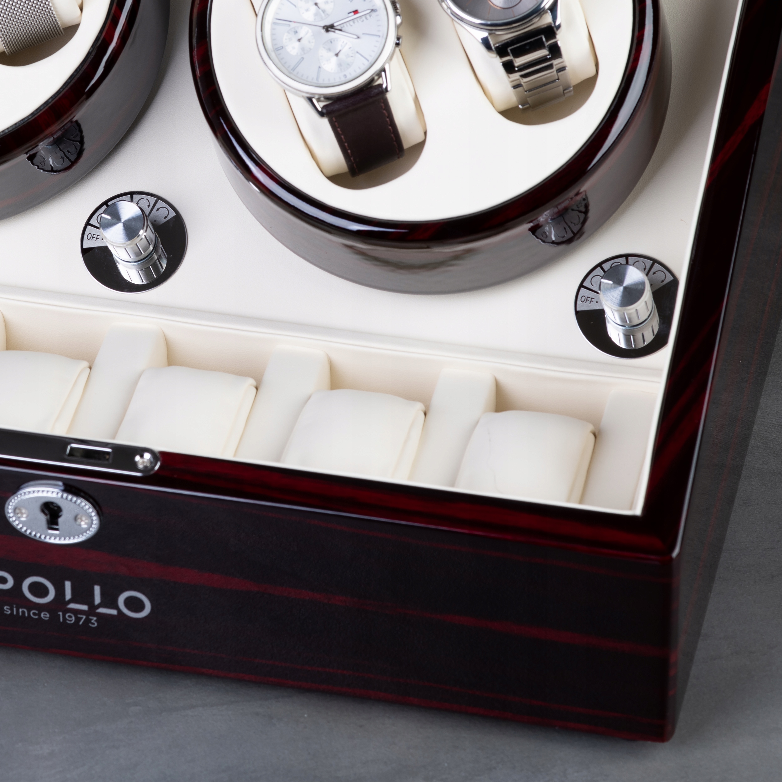 Rotomat Apollo Na 4+6 Zegarków Premium Since 1978 Kolor czarny