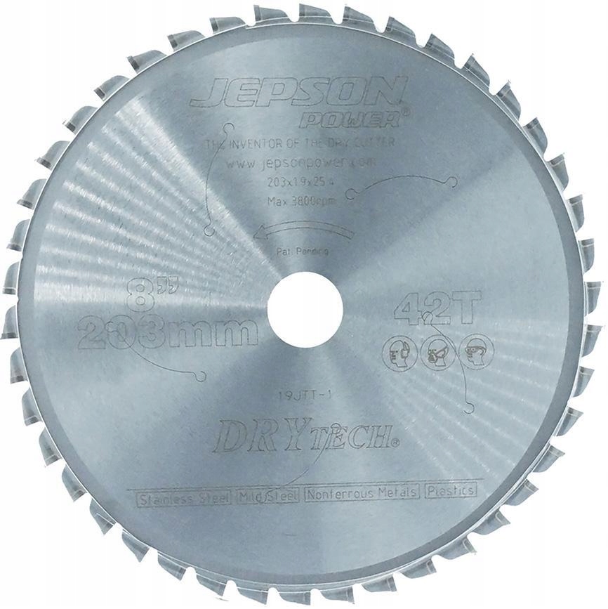 Kotoučová pila, pilový kotouč 203x25,4x1,9 mm 42Z pro ocel Jepson Power